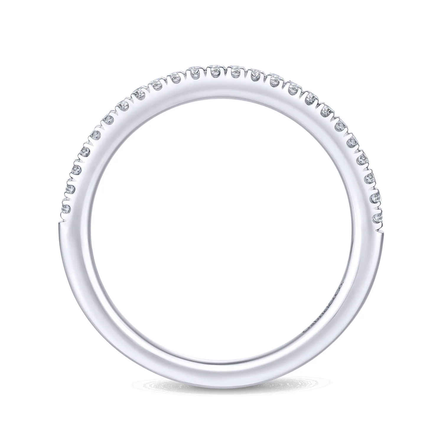 Matching Wedding Band in 14K White Gold, photograph 2