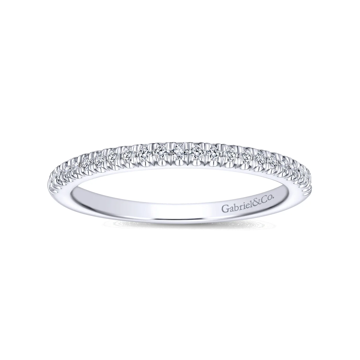 Matching Wedding Band in 14K White Gold, photograph 5