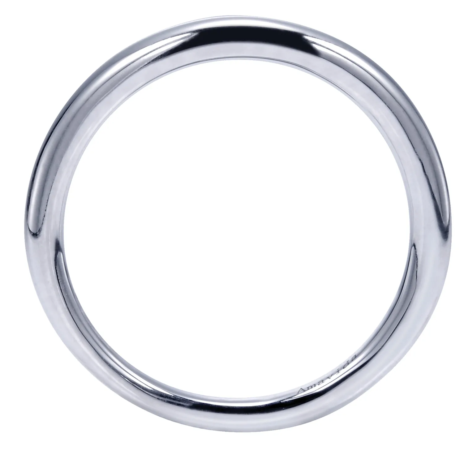 Matching Wedding Band in 18K White Gold, photograph 2