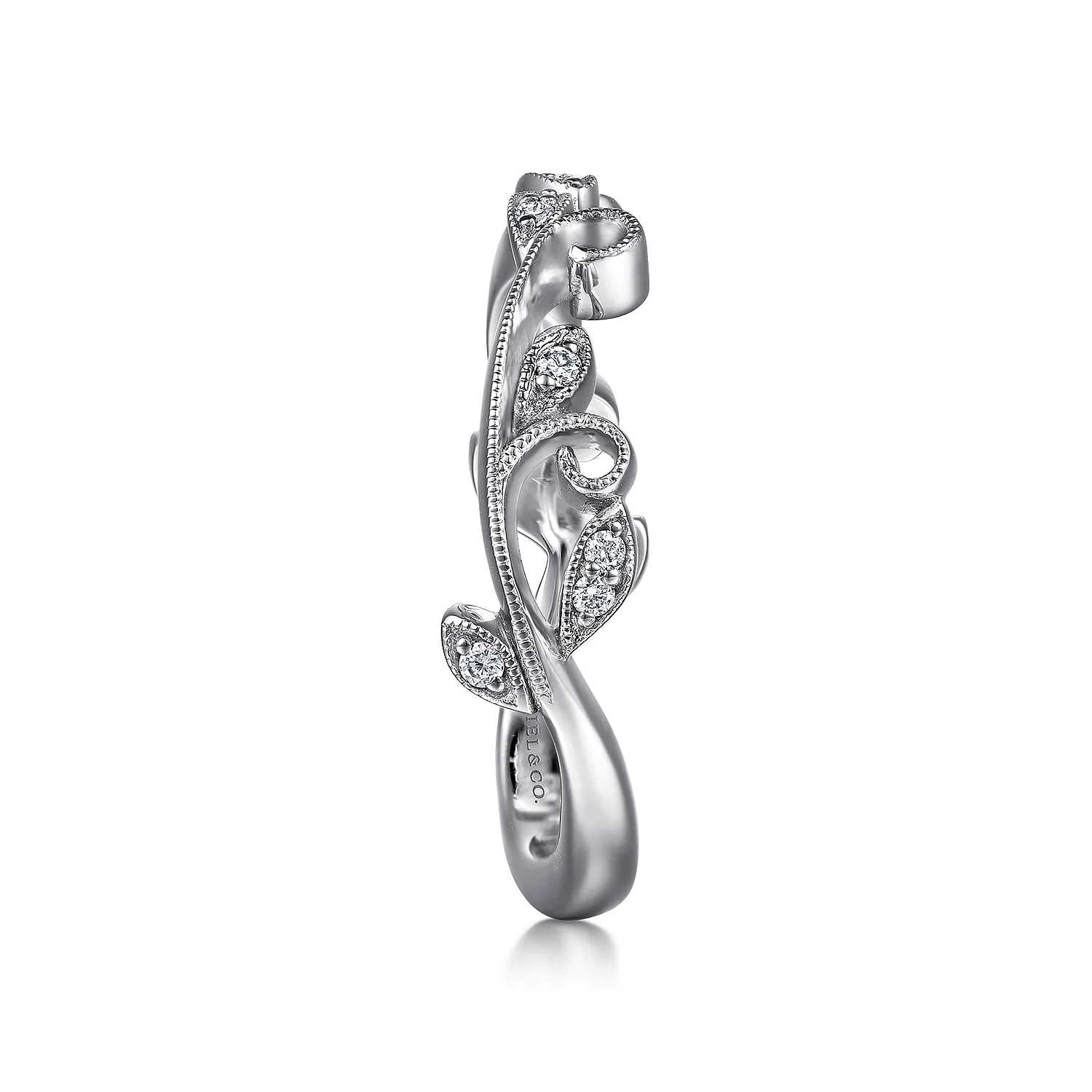 Matching Wedding Band in 14K White Gold, photograph 5