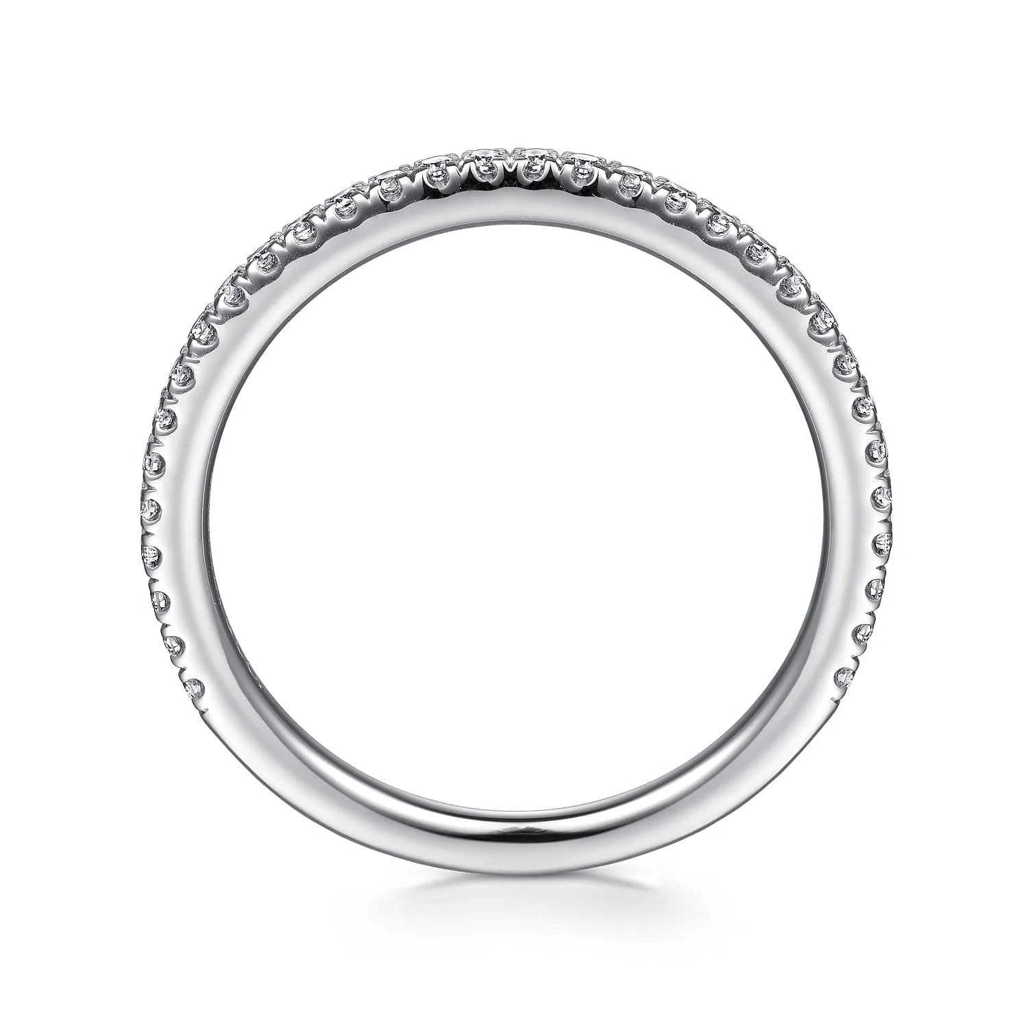 Matching Wedding Band in 14K White Gold, photograph 2