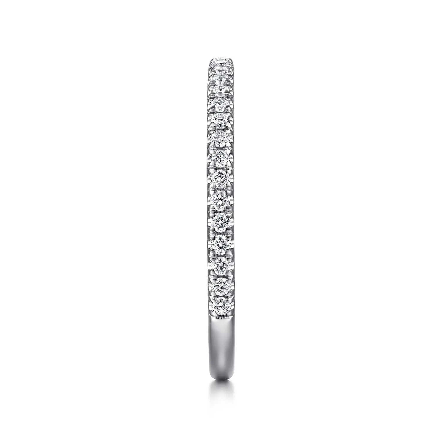 Matching Wedding Band in 14K White Gold, photograph 5