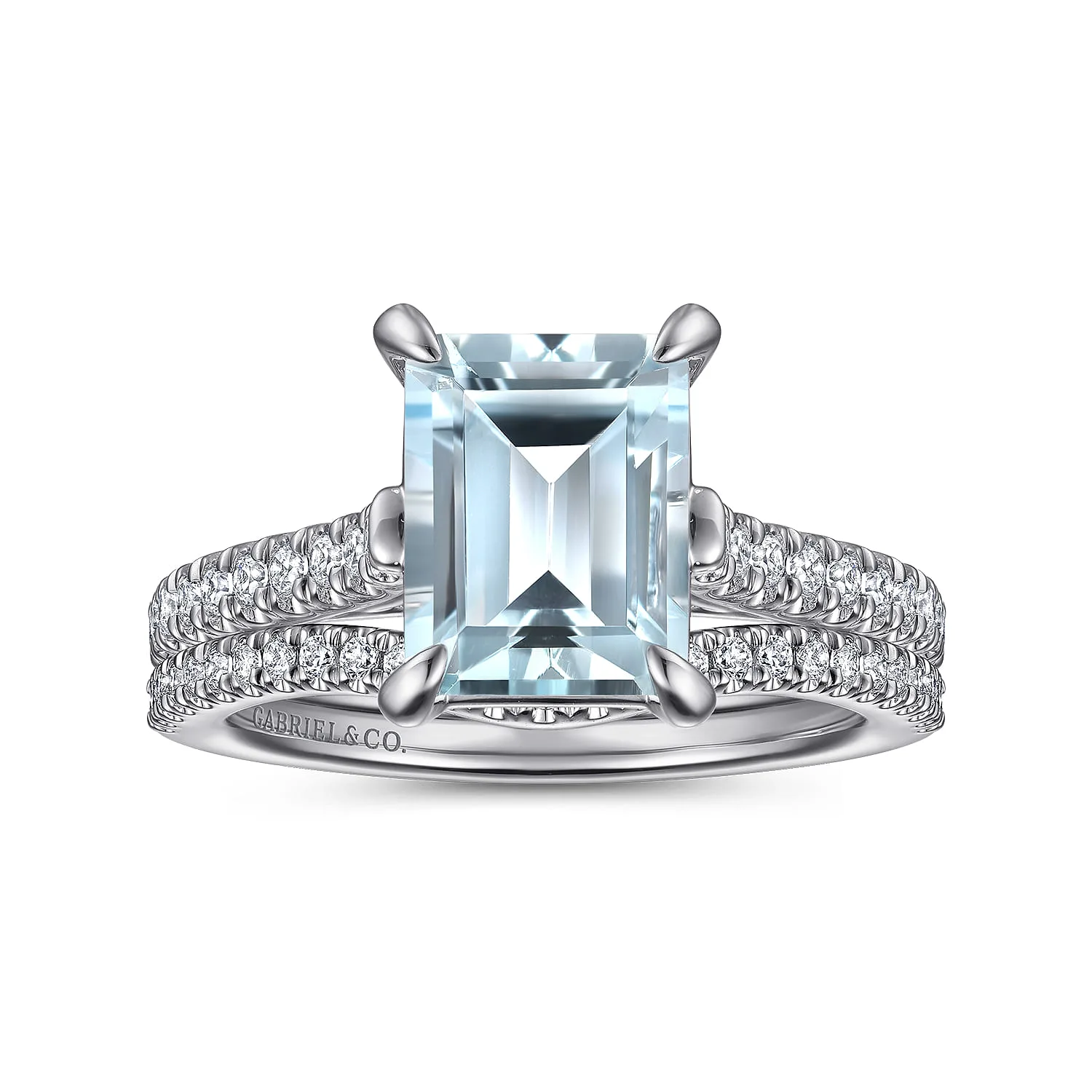 Matching Wedding Band in 14K White Gold, photograph 4