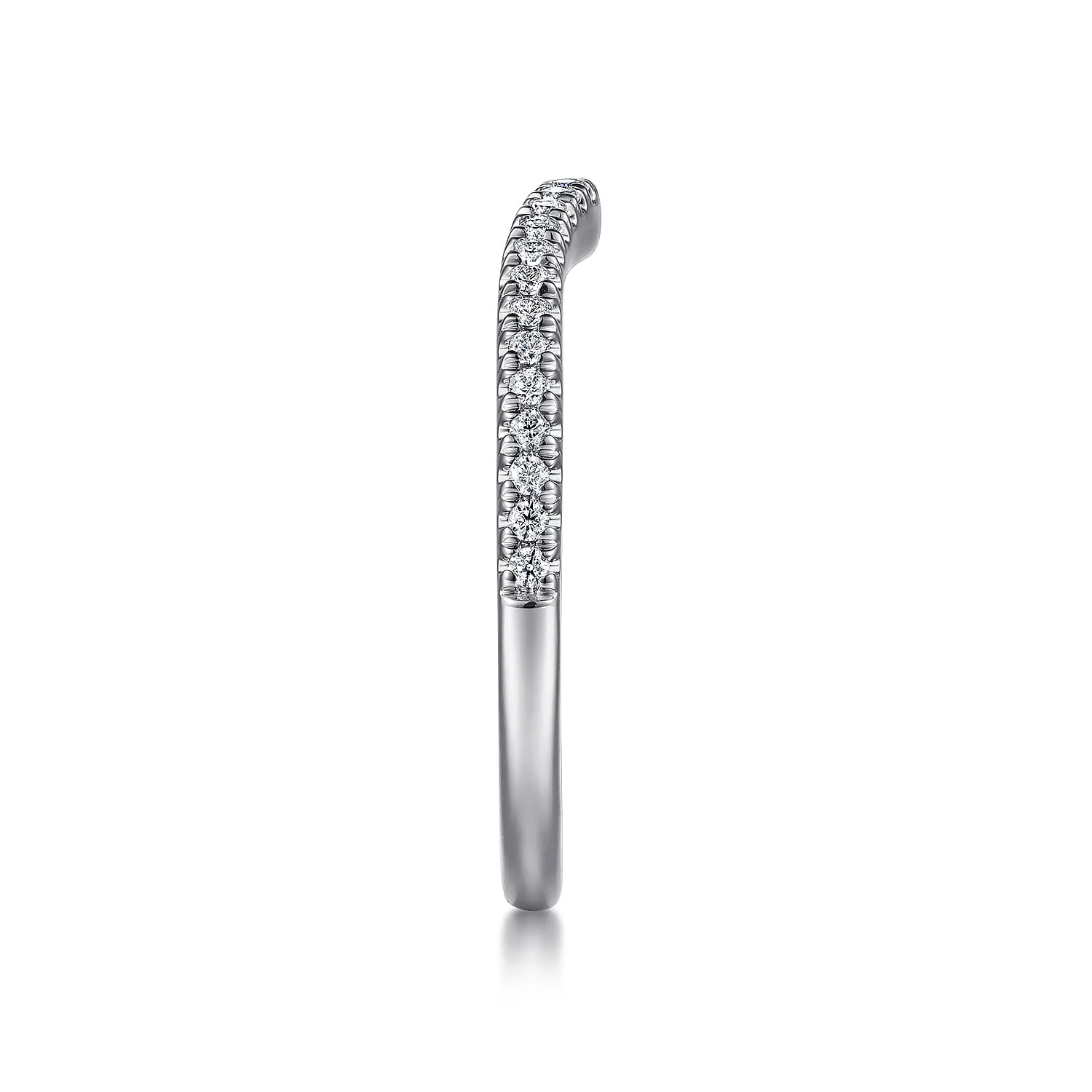 Matching Wedding Band in 14K White Gold, photograph 5