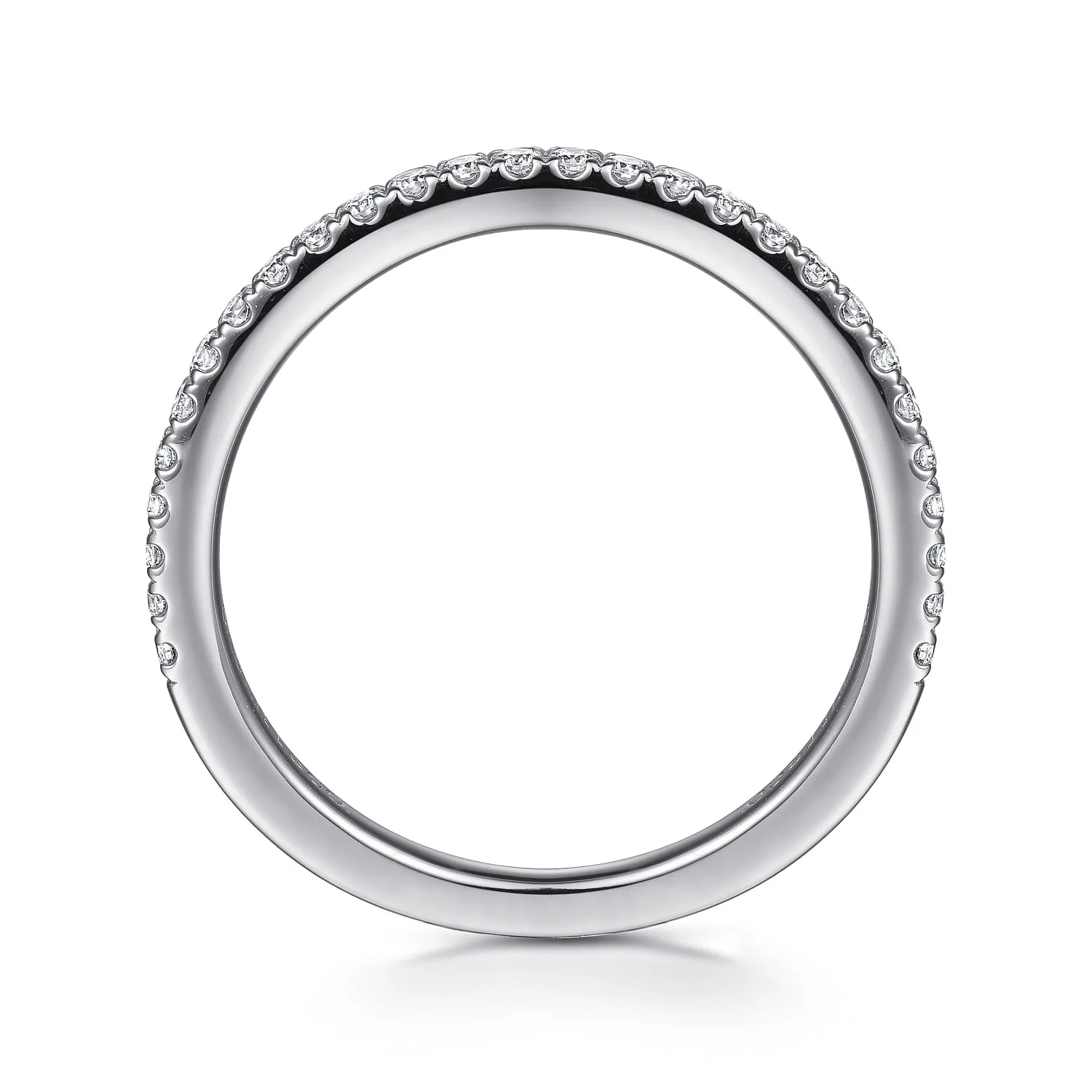 Matching Wedding Band in 14K White Gold, photograph 2