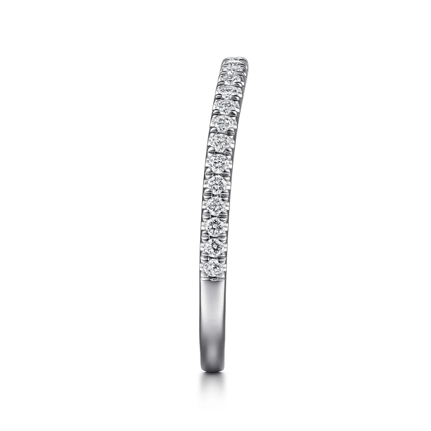 Matching Wedding Band in 14K White Gold, photograph 5