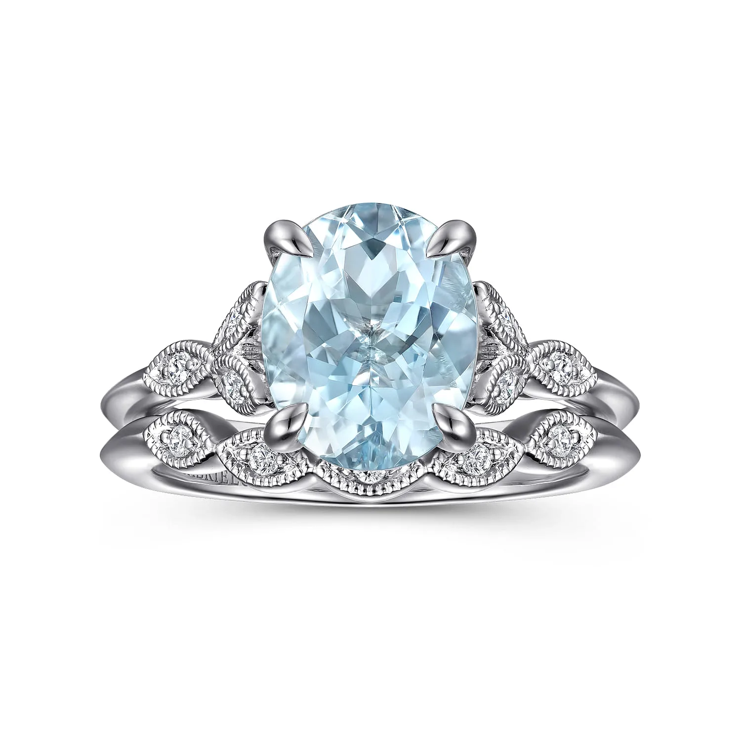 Matching Wedding Band in 14K White Gold, photograph 4