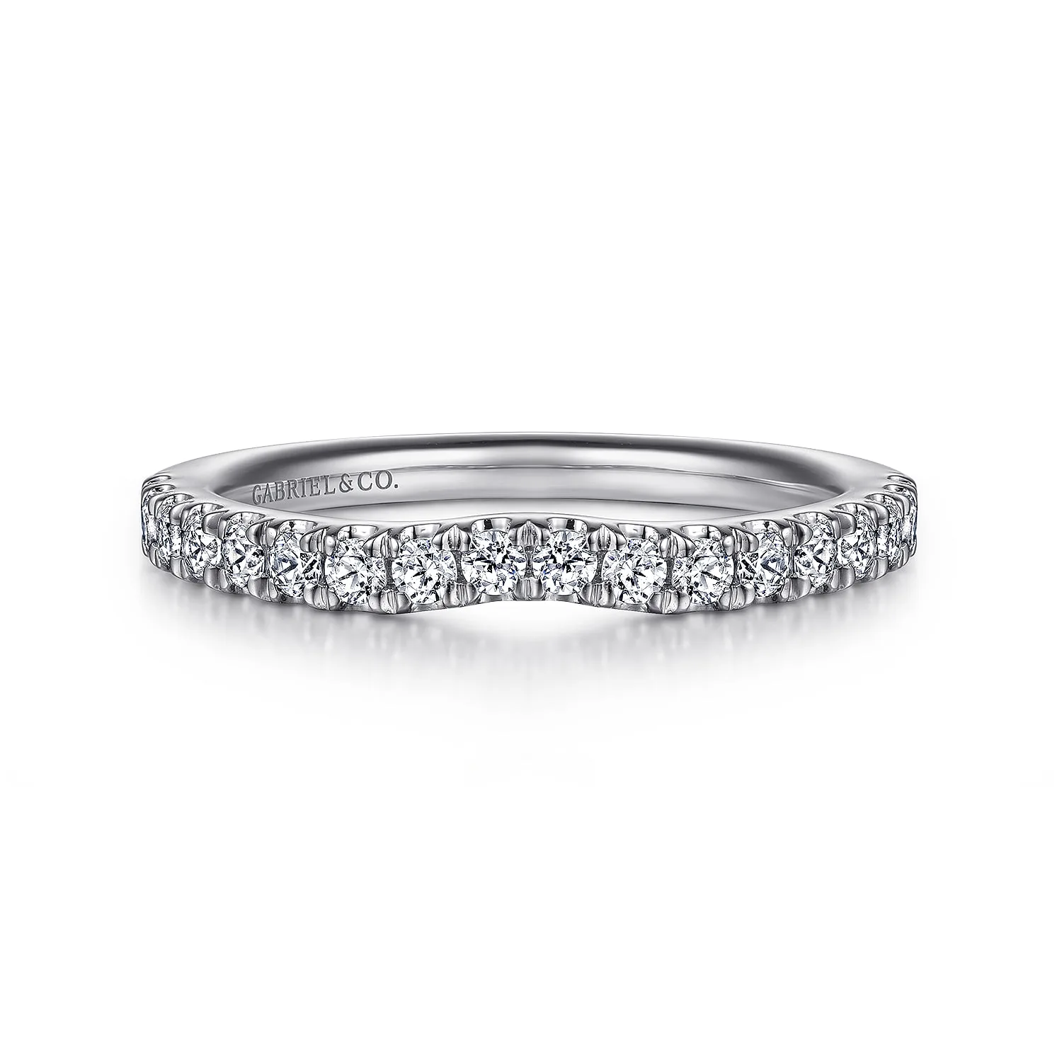 Matching Wedding Band in 14K White Gold