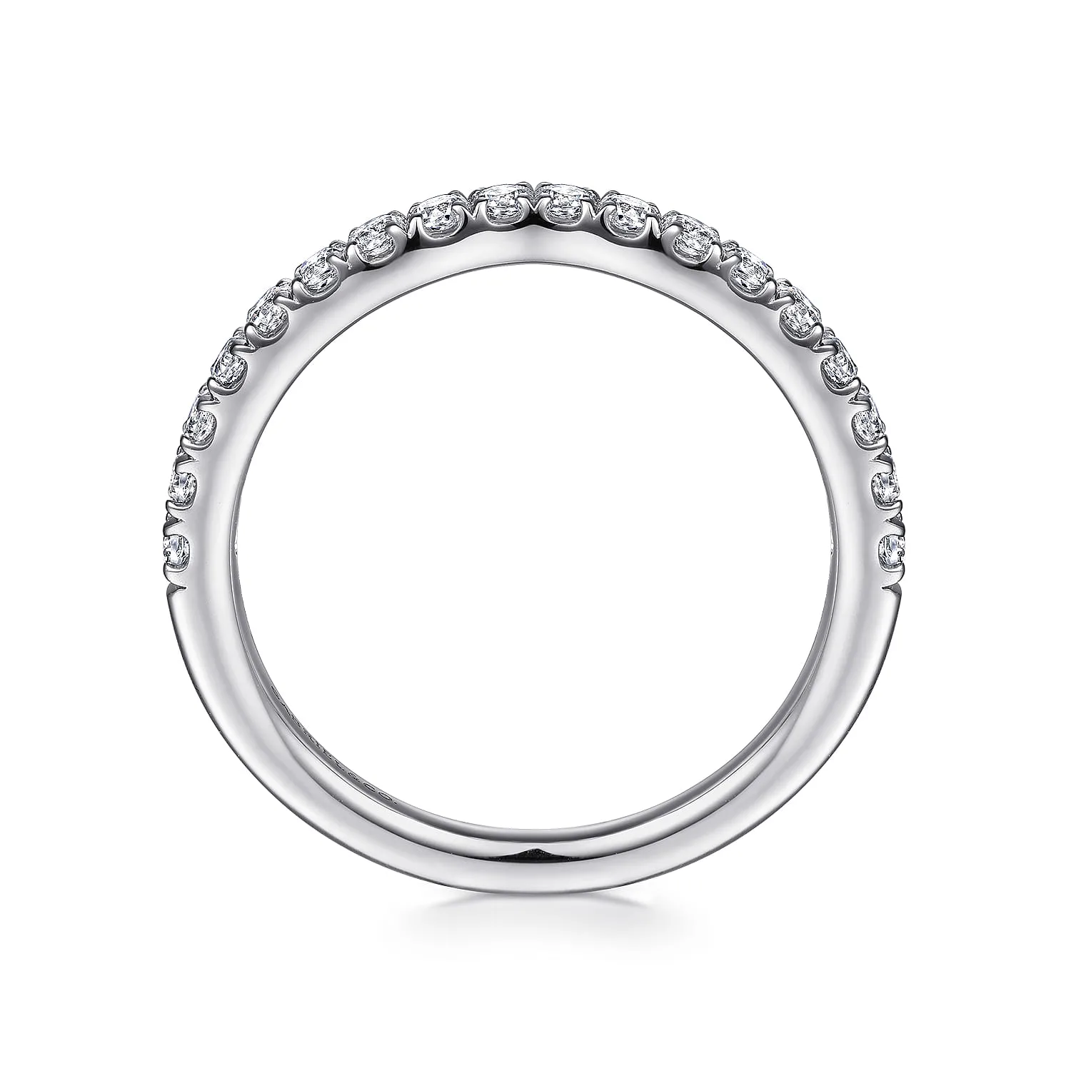 Matching Wedding Band in 14K White Gold, photograph 2
