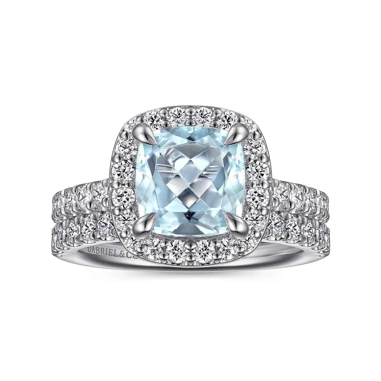 Matching Wedding Band in 14K White Gold, photograph 4
