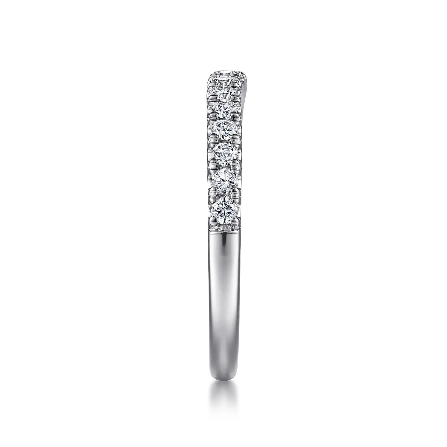 Matching Wedding Band in 14K White Gold, photograph 5