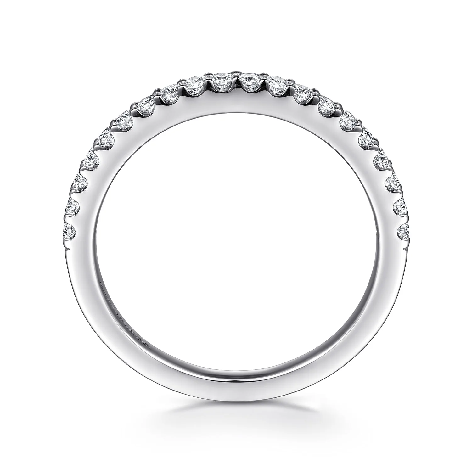 Matching Wedding Band in 14K White Gold, photograph 2