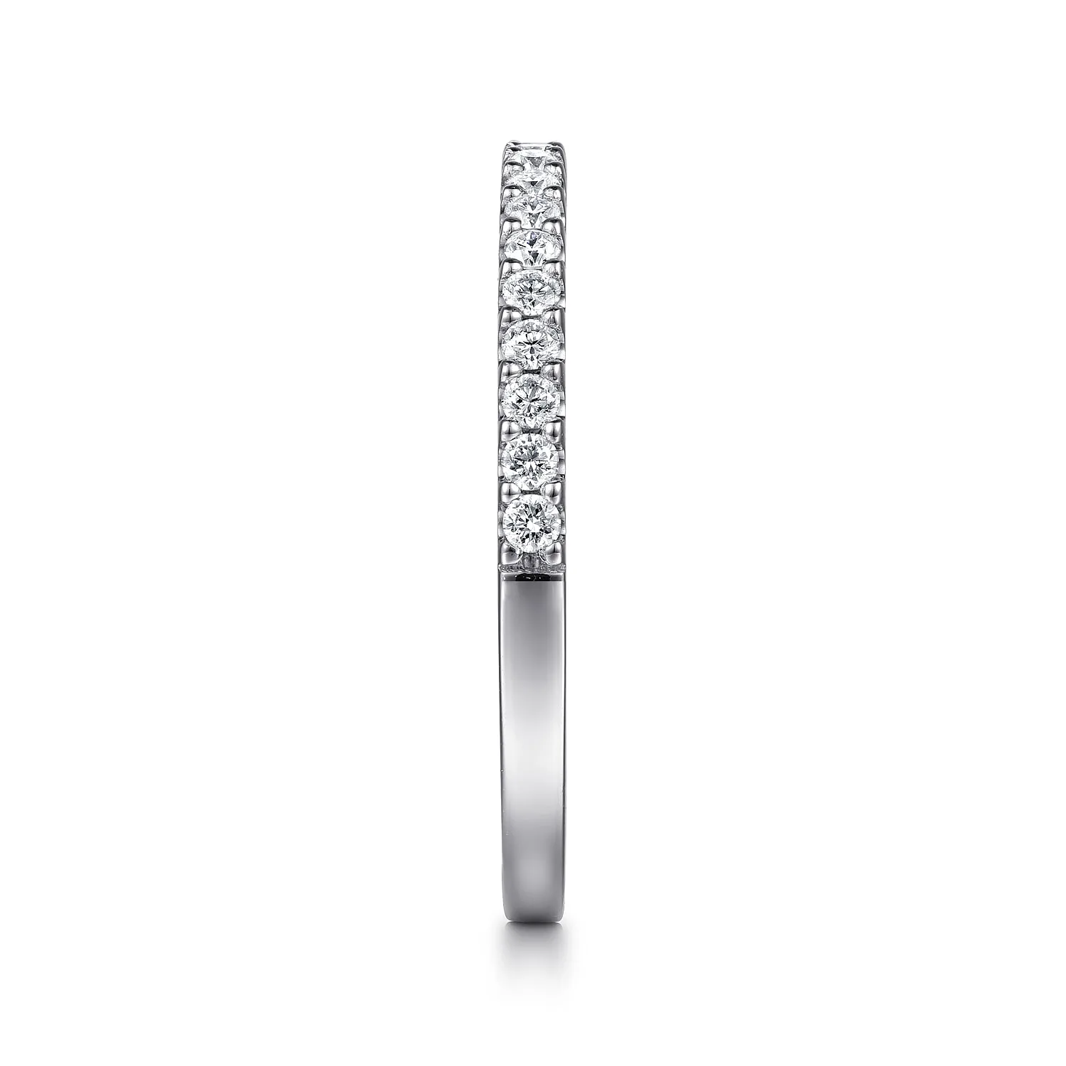 Matching Wedding Band in 14K White Gold, photograph 4