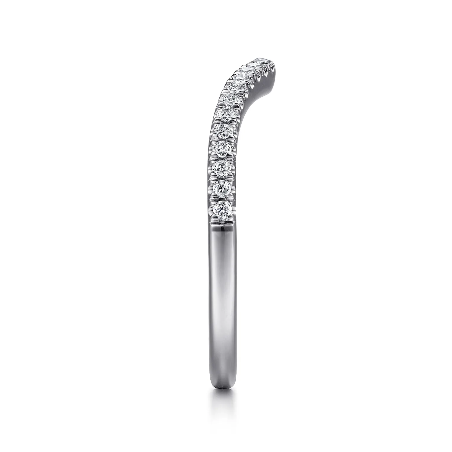 Matching Wedding Band in 14K White Gold, photograph 5