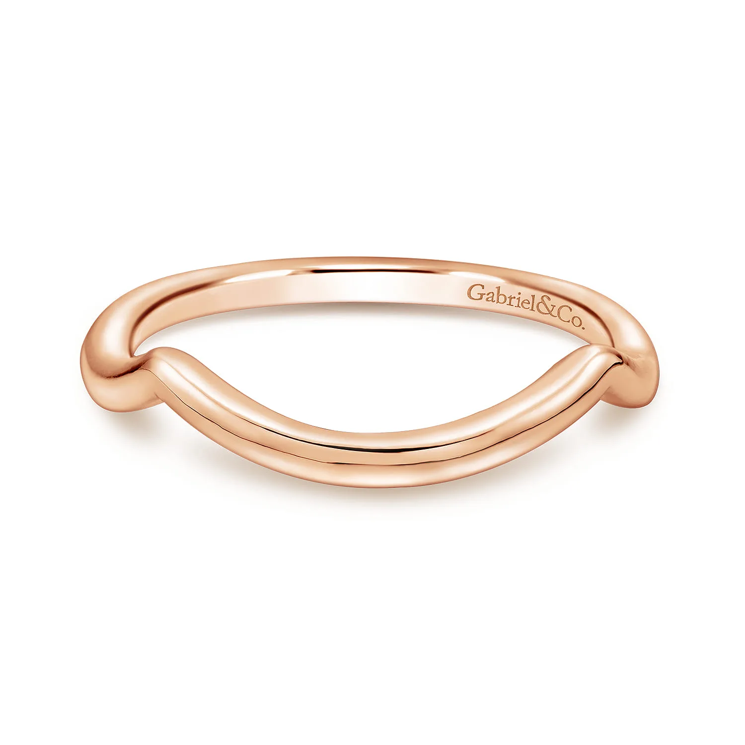 Matching Wedding Band in 14K Rose Gold