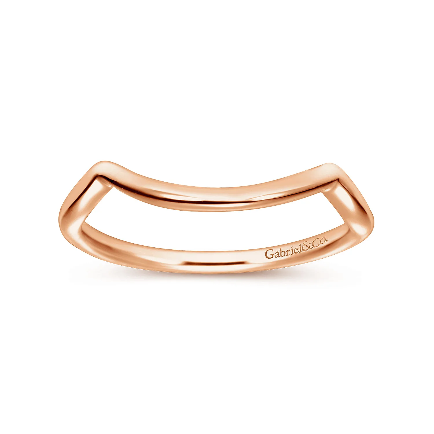 Matching Wedding Band in 14K Rose Gold, photograph 5