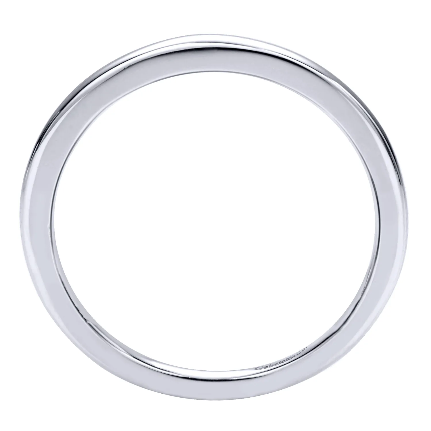 Matching Wedding Band in 14K White Gold, photograph 2