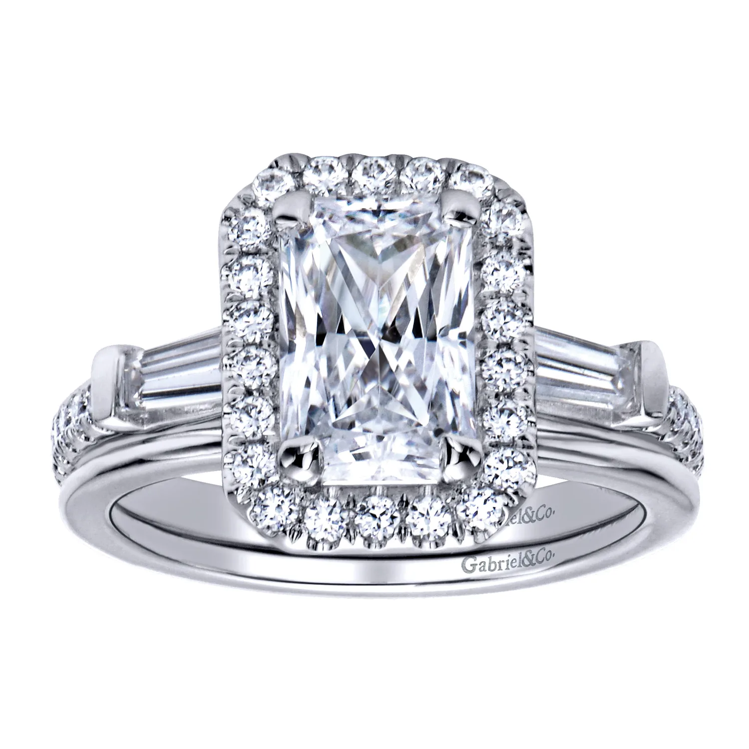 Matching Wedding Band in 14K White Gold, photograph 4