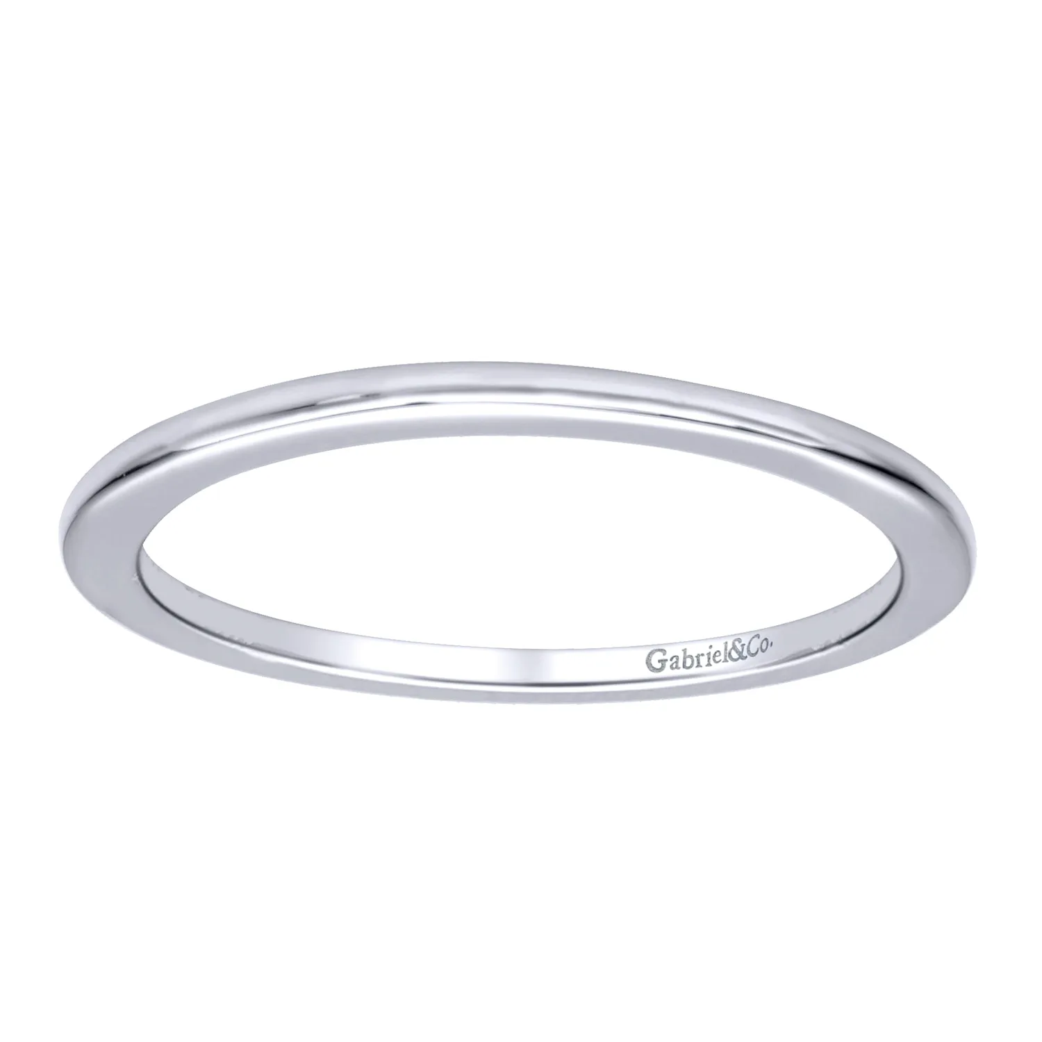 Matching Wedding Band in 14K White Gold, photograph 5