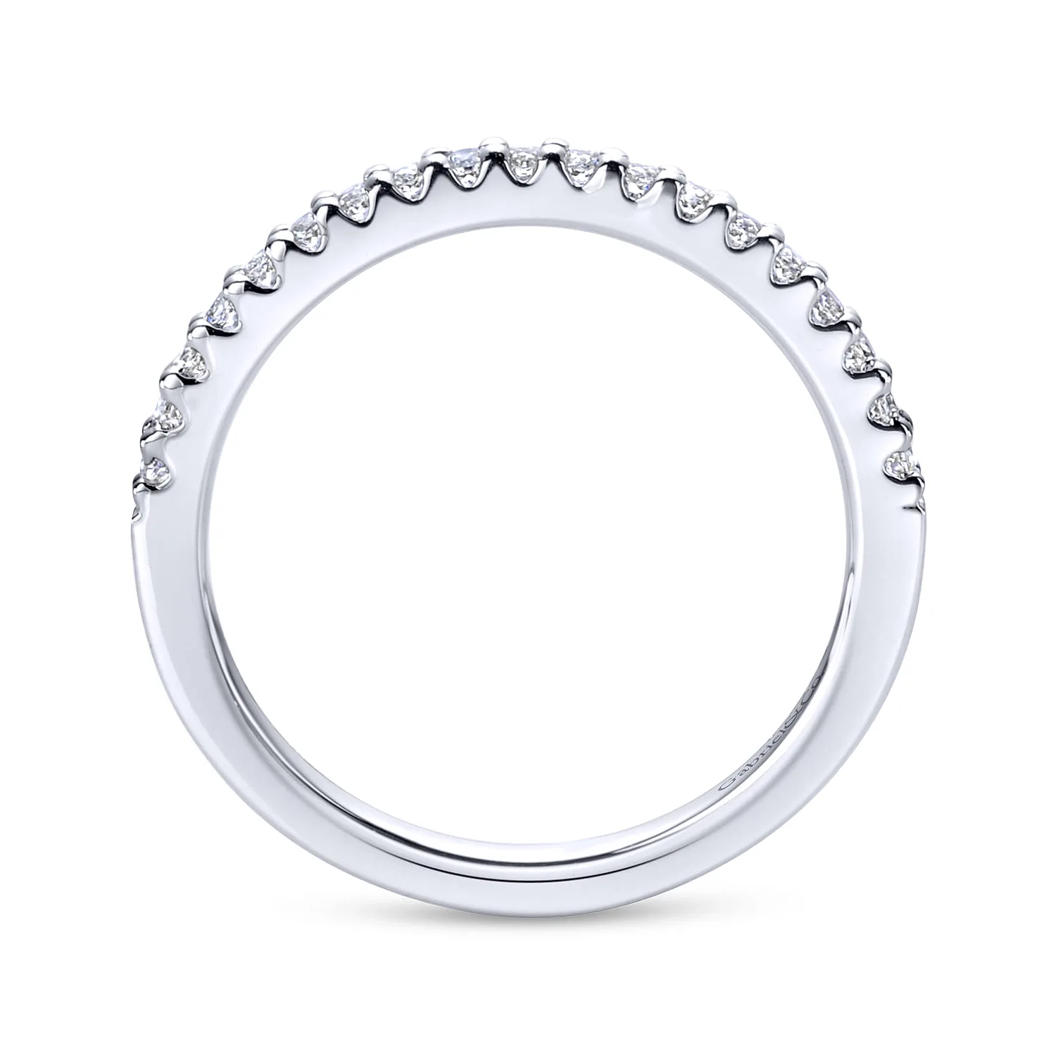 Matching Wedding Band in 14K White Gold, photograph 2