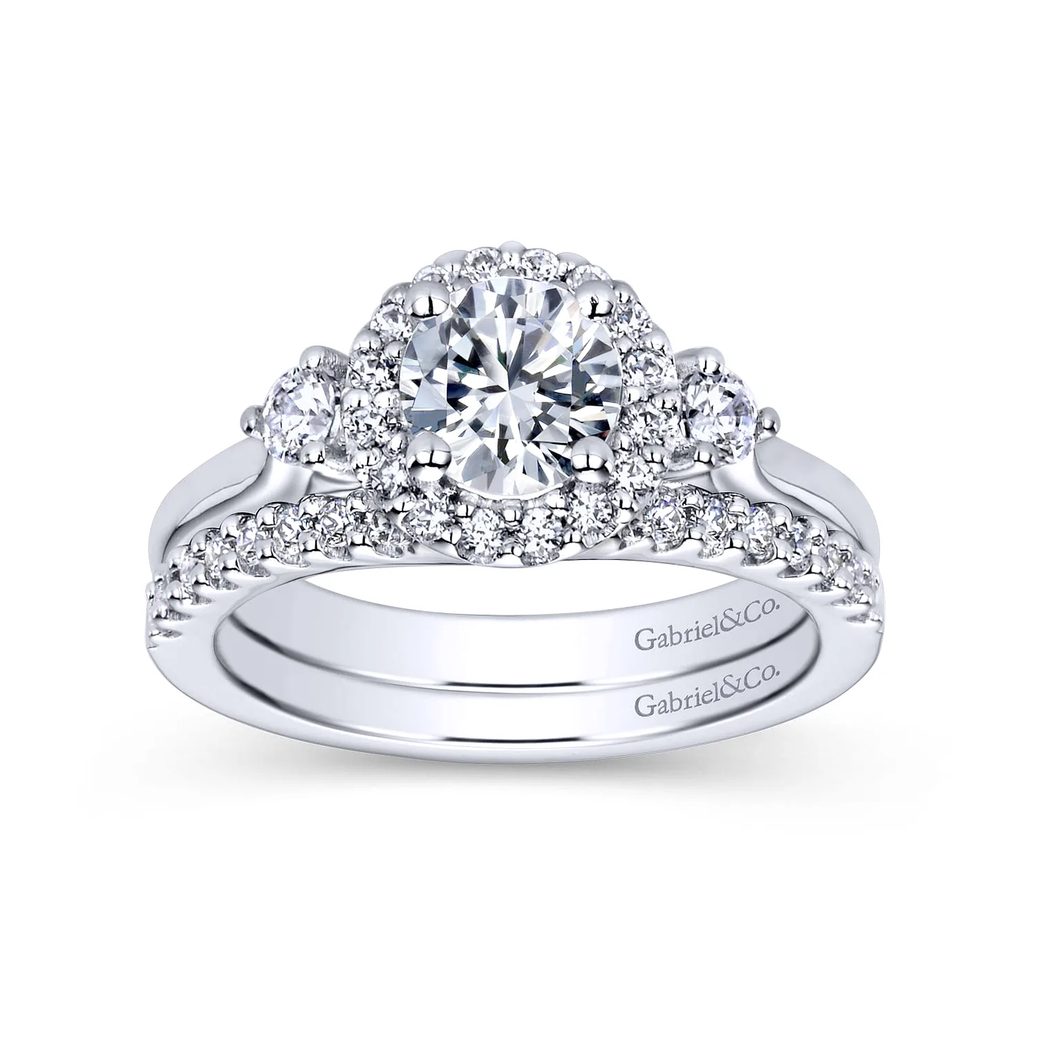 Matching Wedding Band in 14K White Gold, photograph 4