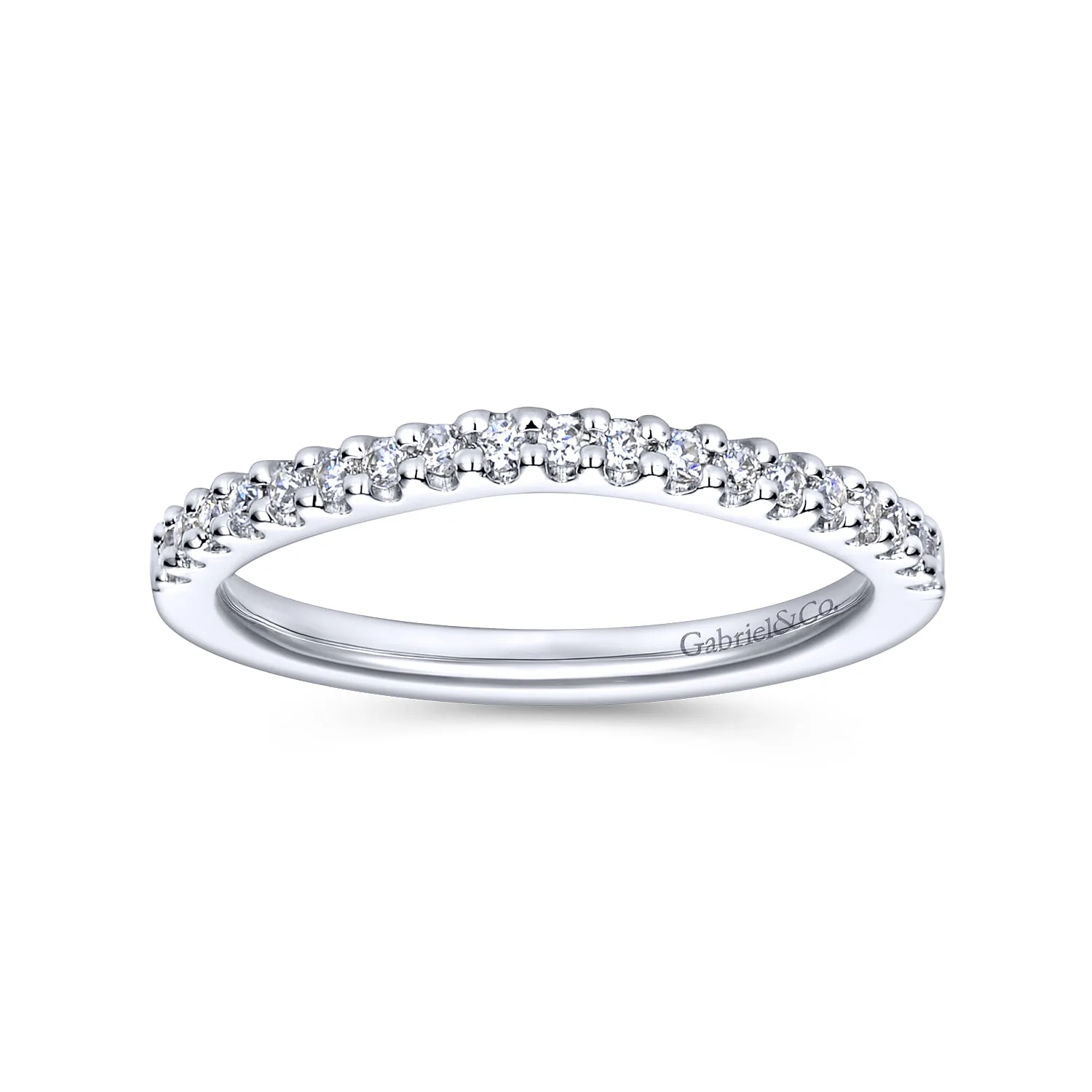 Matching Wedding Band in 14K White Gold, photograph 5
