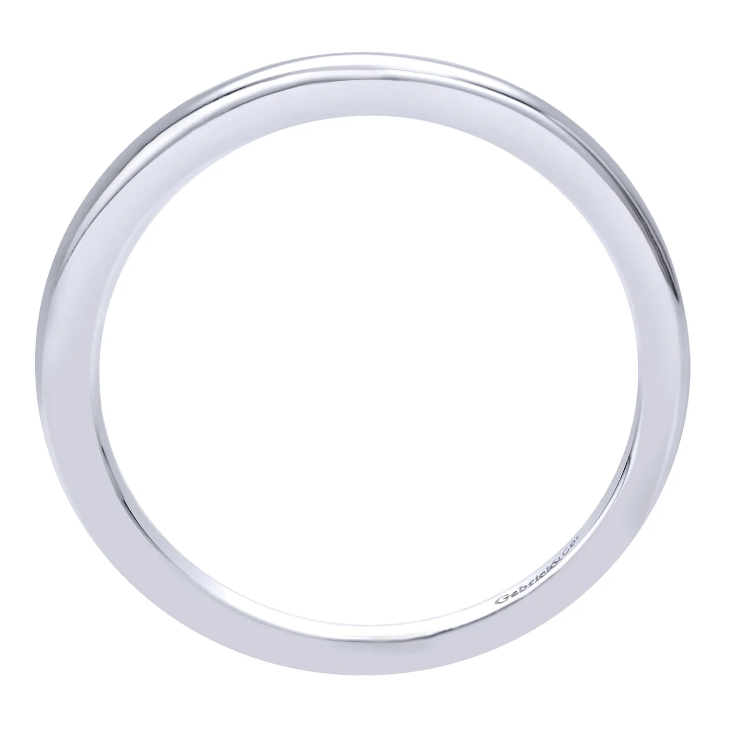 Matching Wedding Band in 14K White Gold, photograph 2