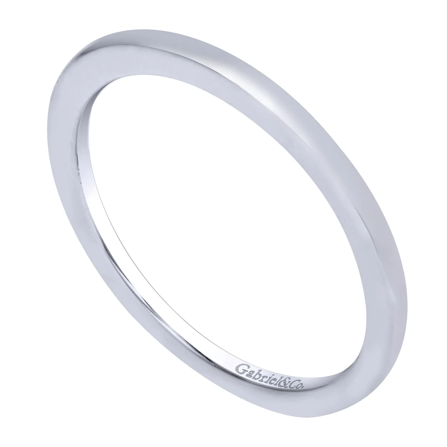 Matching Wedding Band in 14K White Gold, photograph 3
