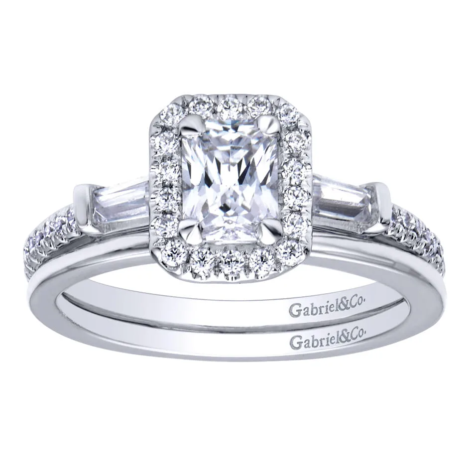 Matching Wedding Band in 14K White Gold, photograph 4