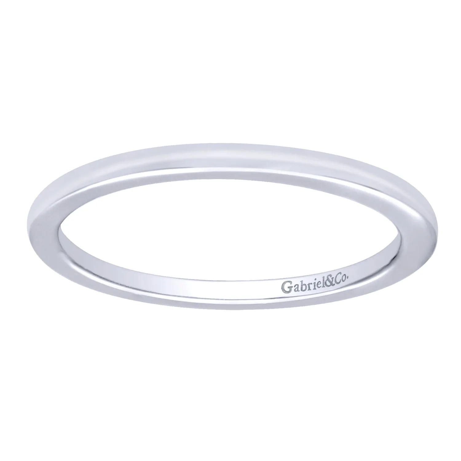 Matching Wedding Band in 14K White Gold, photograph 5