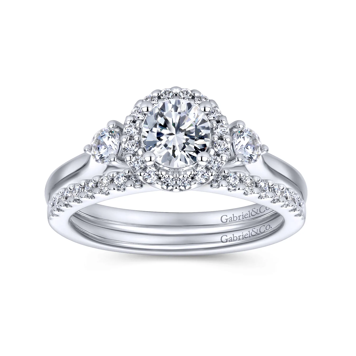 Matching Wedding Band in 14K White Gold, photograph 4