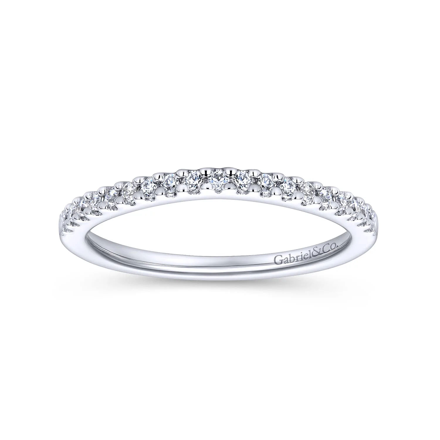 Matching Wedding Band in 14K White Gold, photograph 5