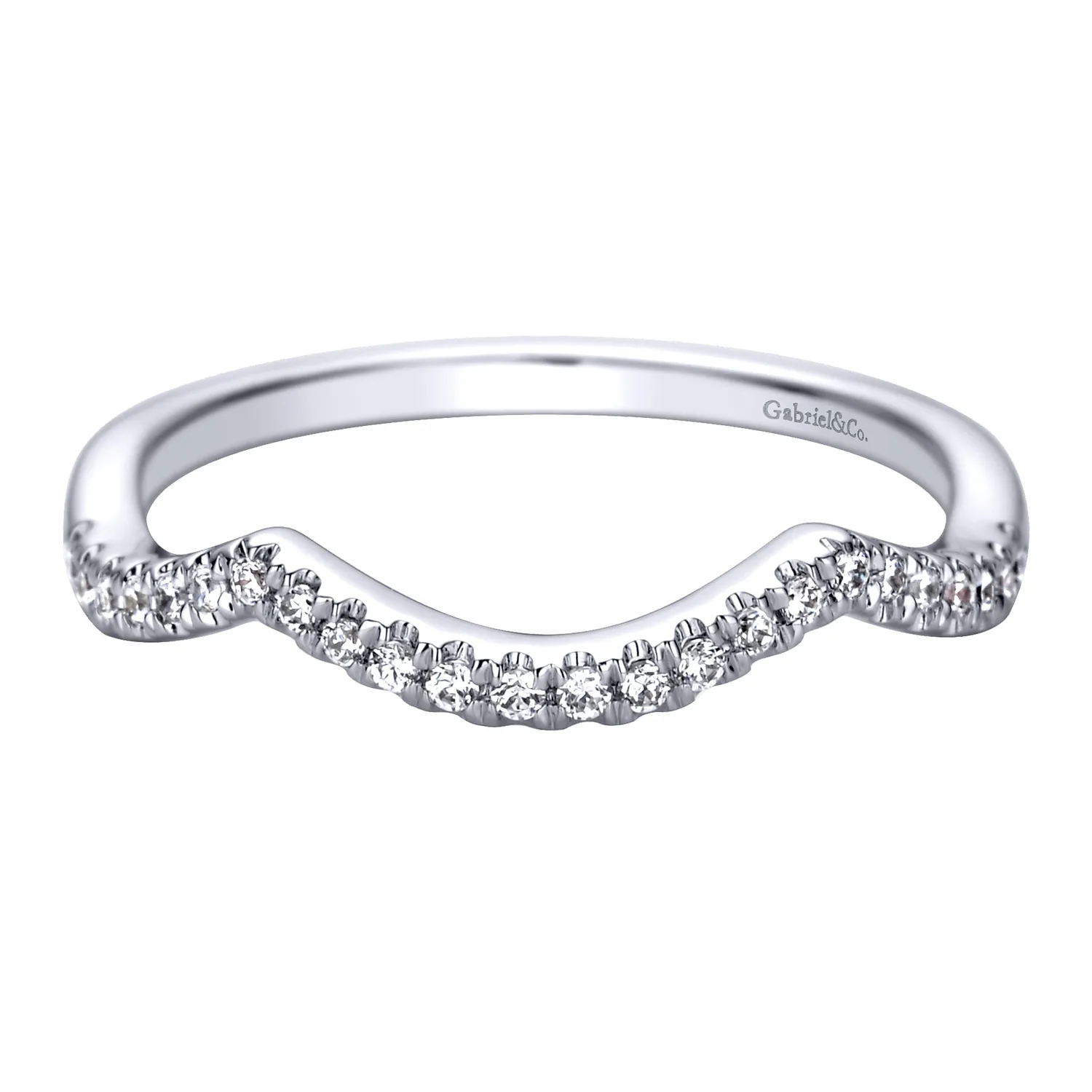 Matching Wedding Band in 14K White Gold