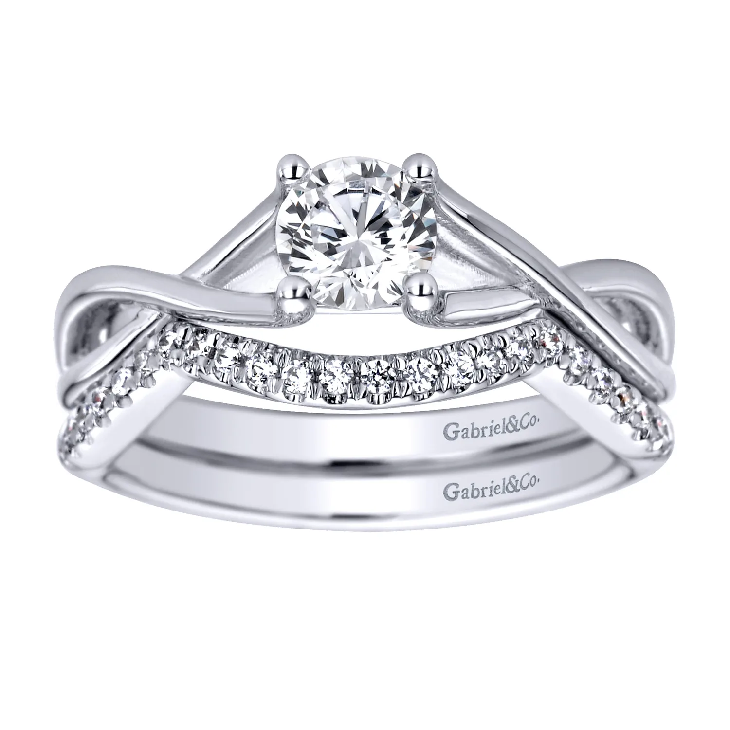 Matching Wedding Band in 14K White Gold, photograph 4