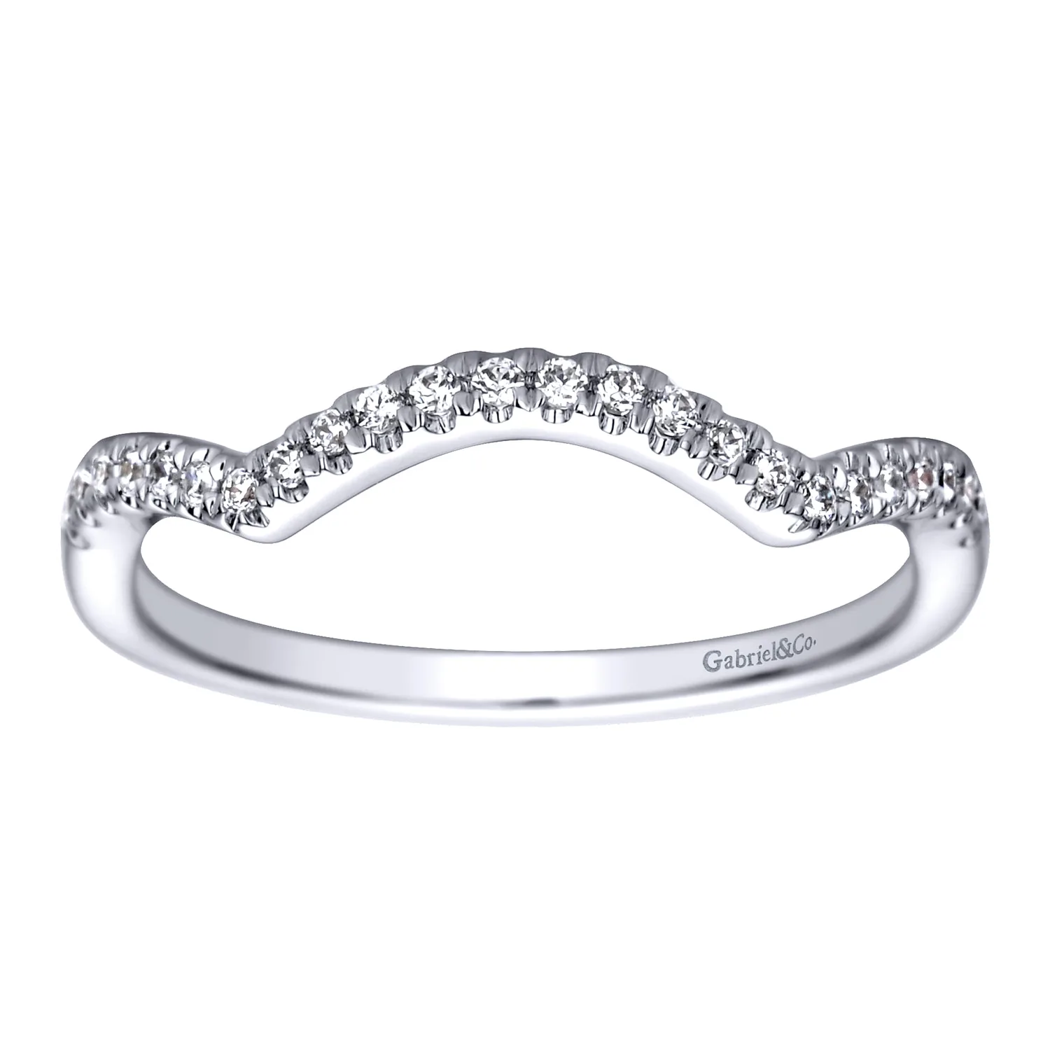 Matching Wedding Band in 14K White Gold, photograph 5
