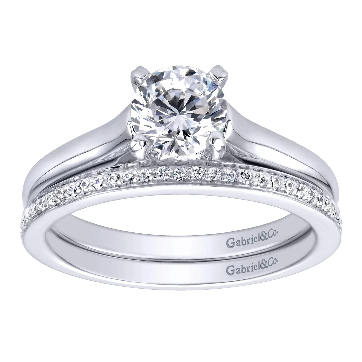 Matching Wedding Band in 14K White Gold, photograph 4