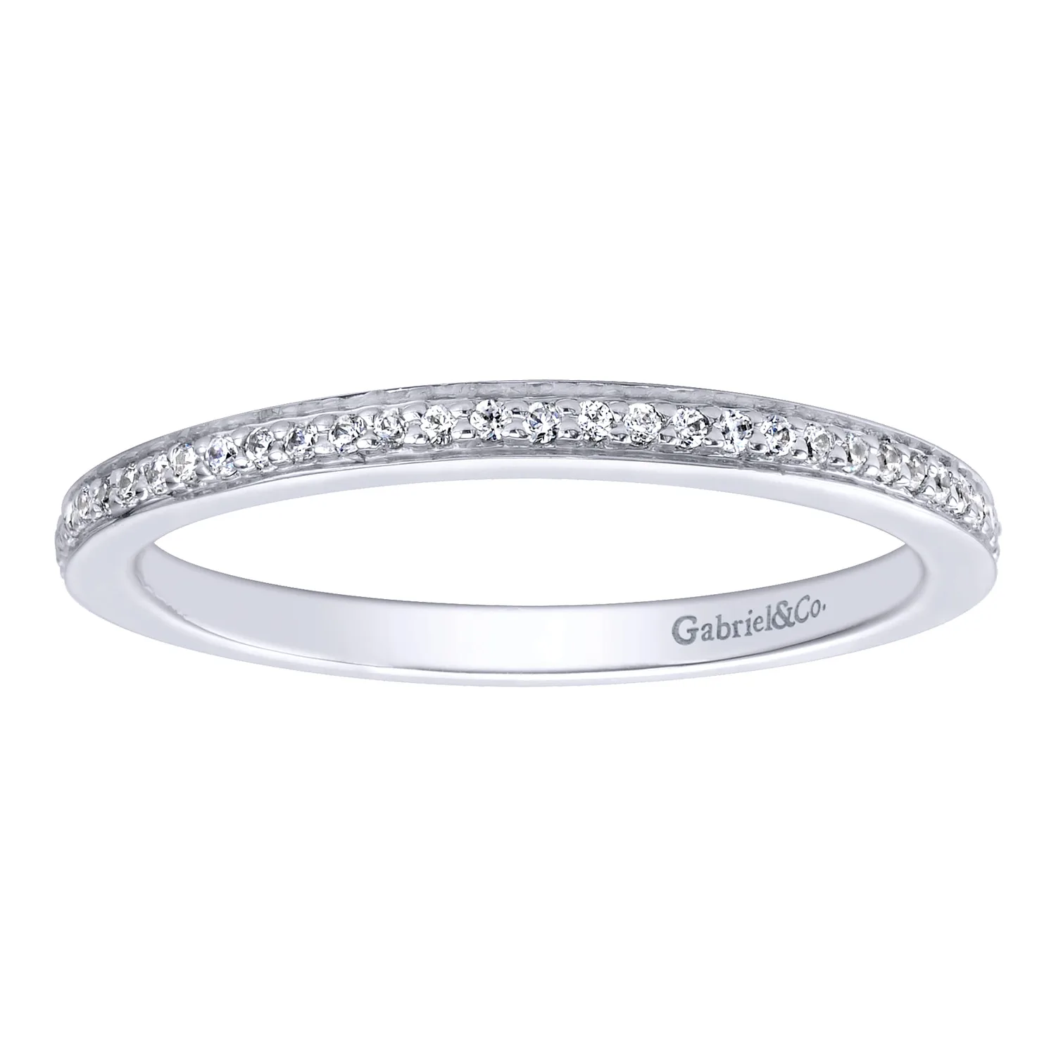 Matching Wedding Band in 14K White Gold, photograph 5