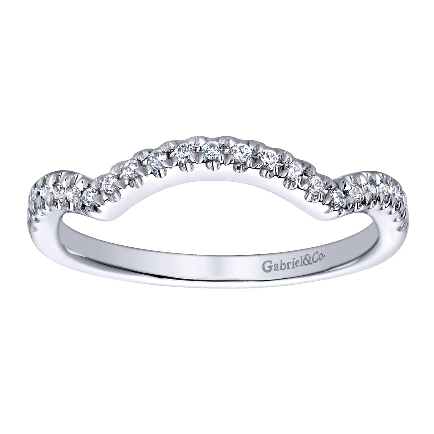 Matching Wedding Band in 14K White Gold, photograph 5
