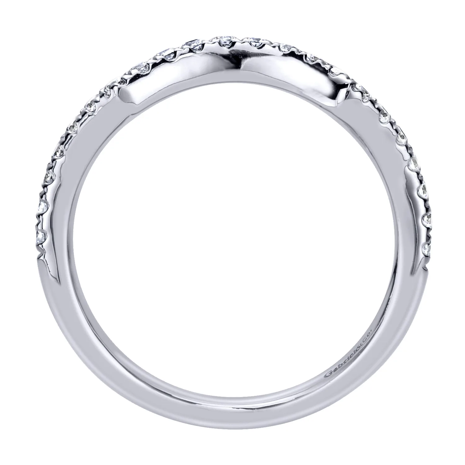 Matching Wedding Band in 14K White Gold, photograph 2