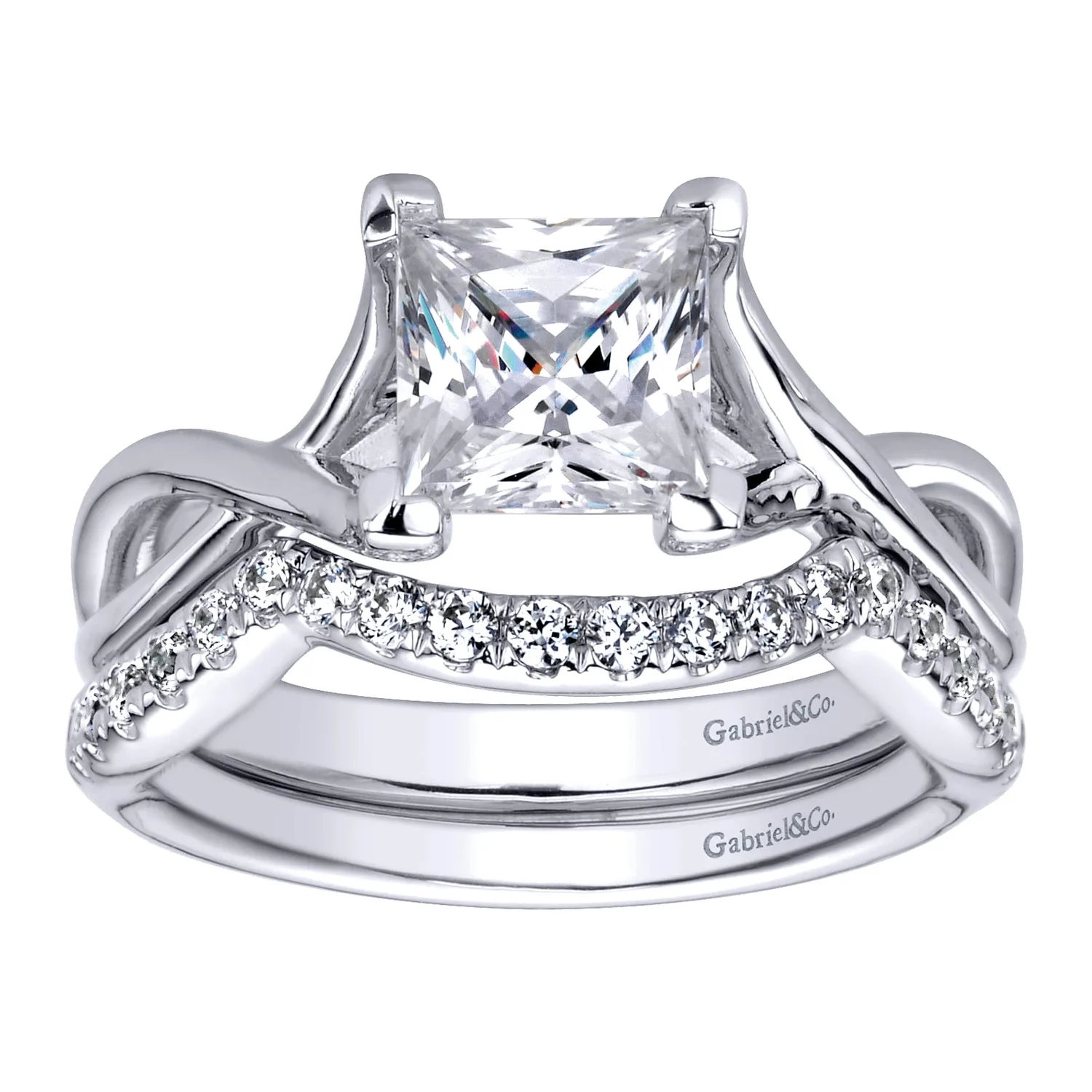 Matching Wedding Band in 14K White Gold, photograph 4