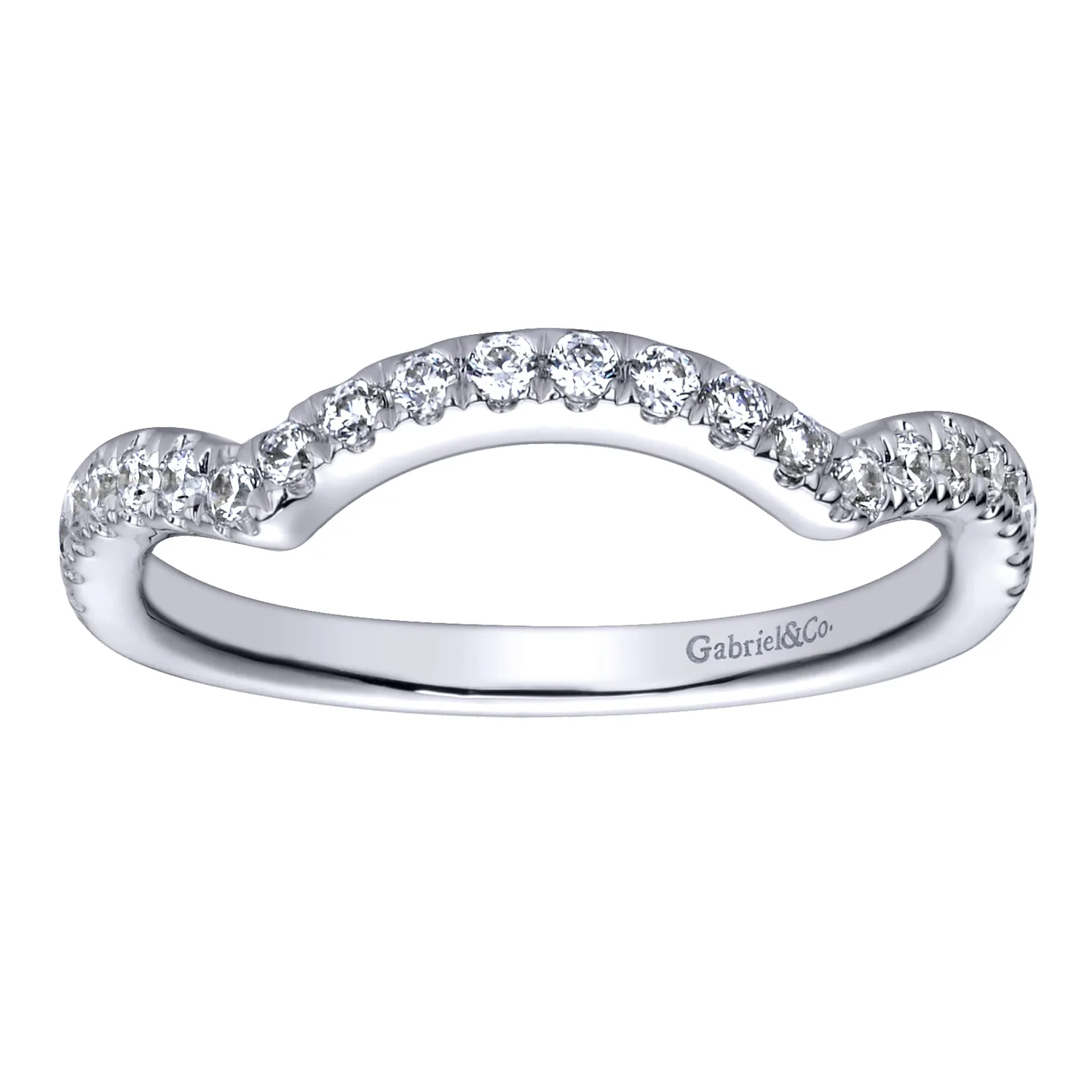 Matching Wedding Band in 14K White Gold, photograph 5