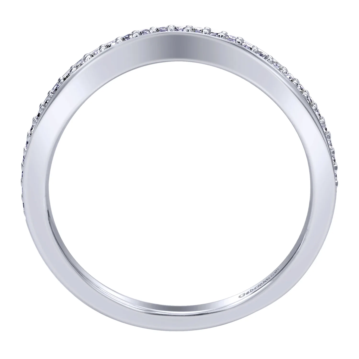 Matching Wedding Band in 14K White Gold, photograph 2