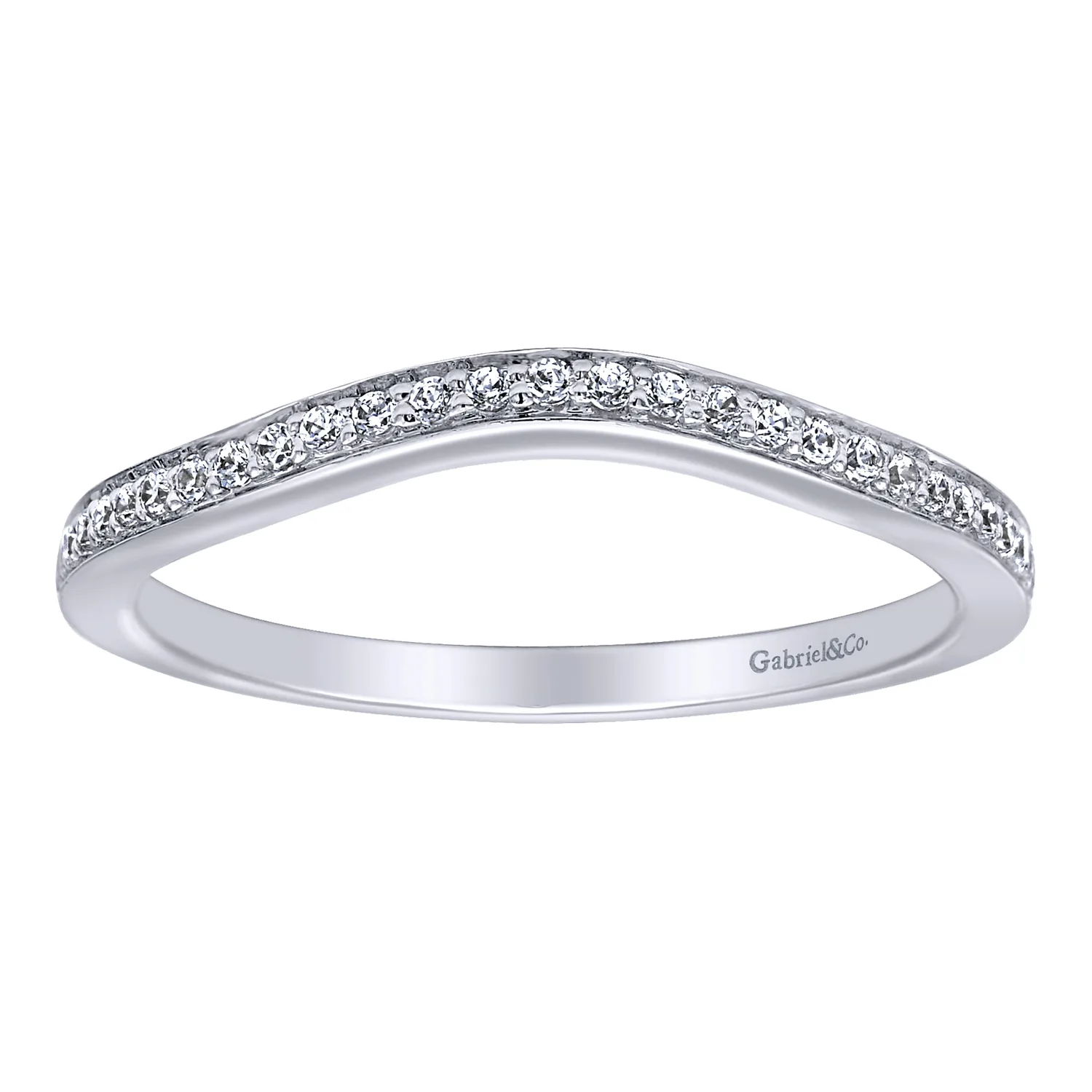 Matching Wedding Band in 14K White Gold, photograph 4