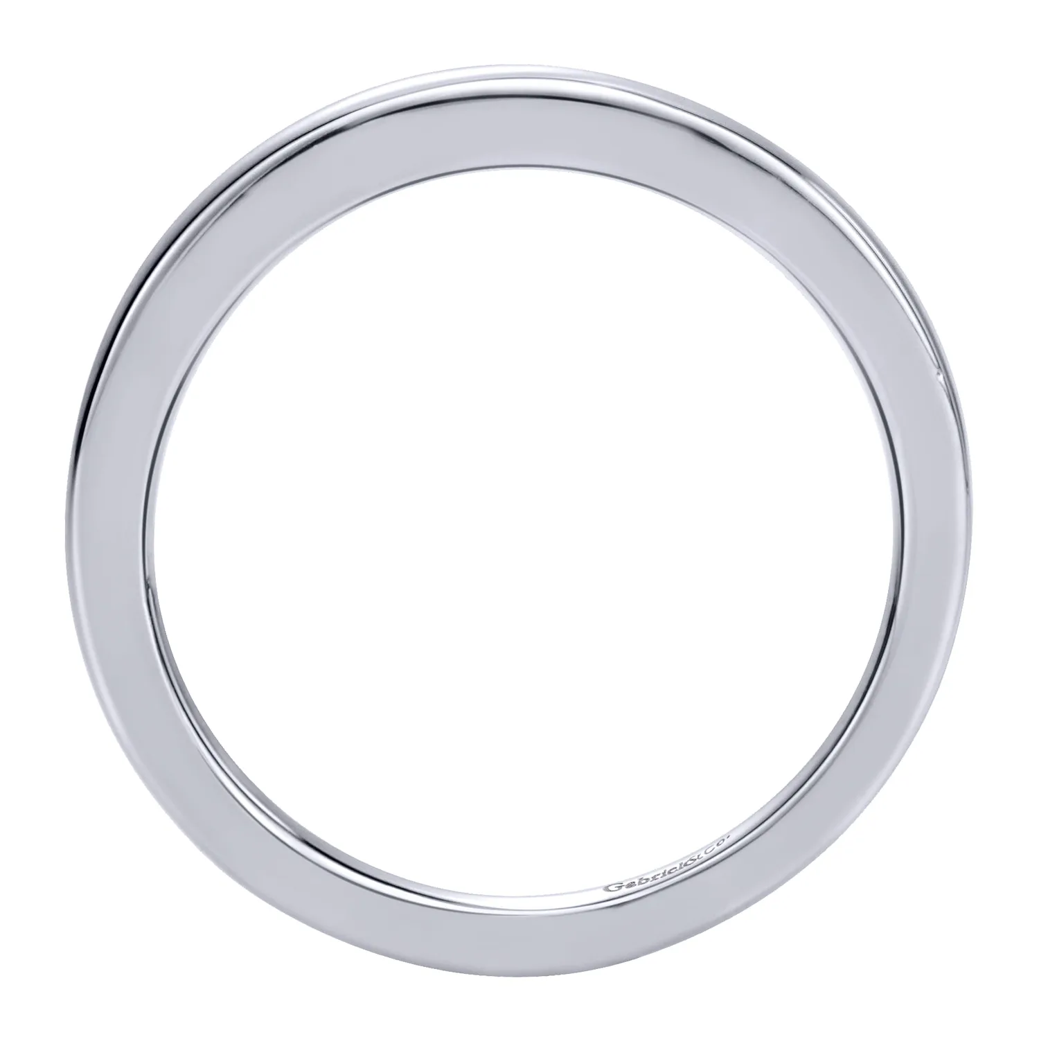 Matching Wedding Band in 14K White Gold, photograph 2