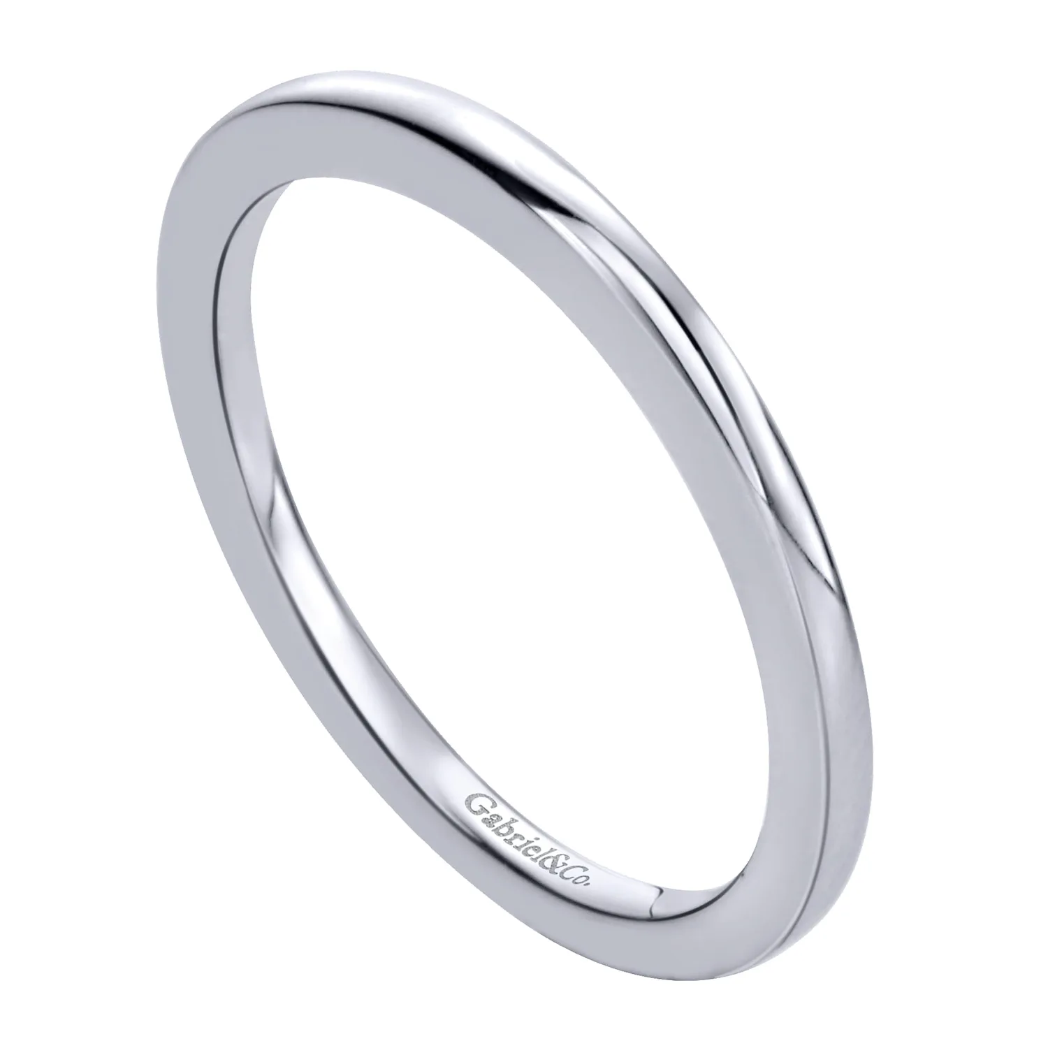 Matching Wedding Band in 14K White Gold, photograph 3