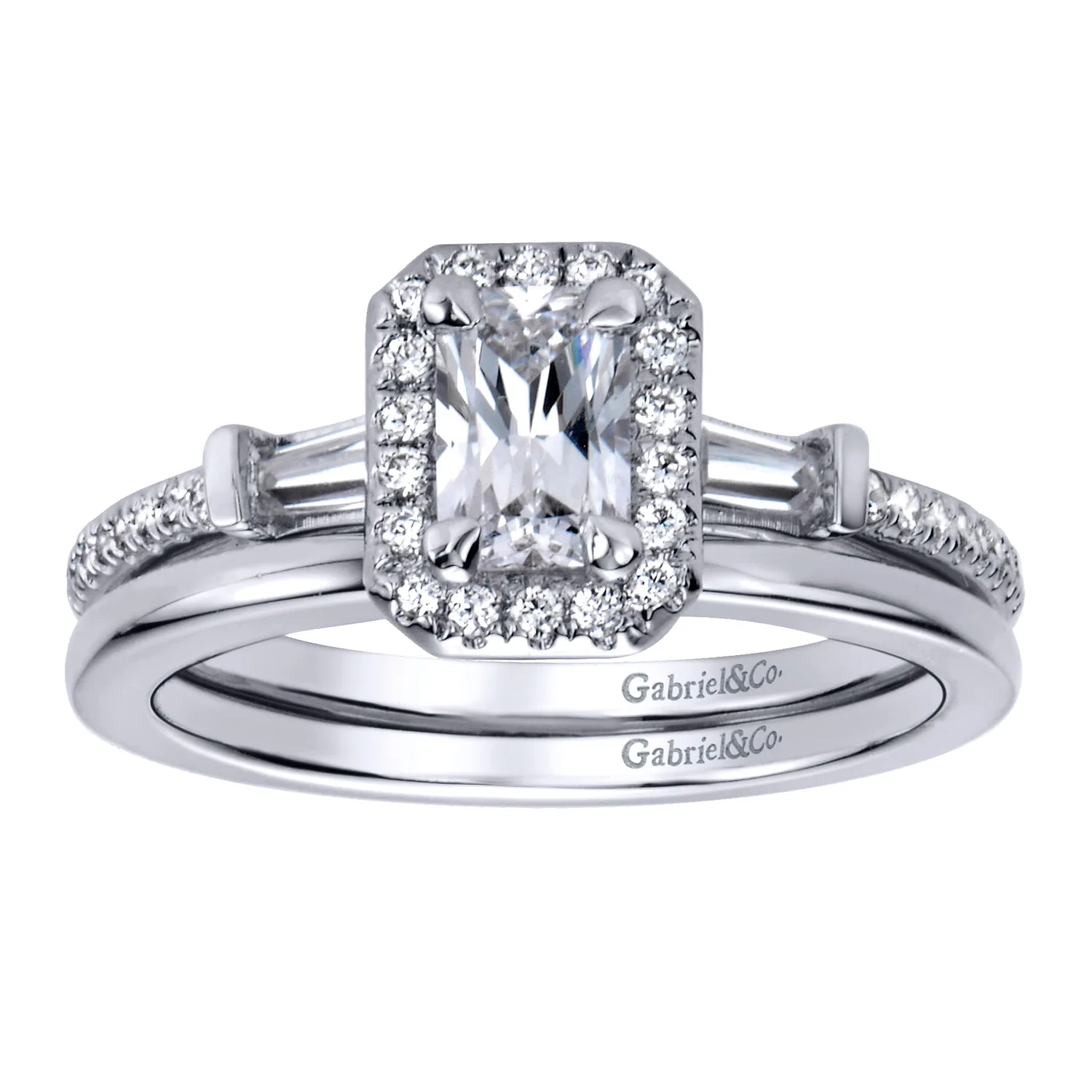 Matching Wedding Band in 14K White Gold, photograph 4