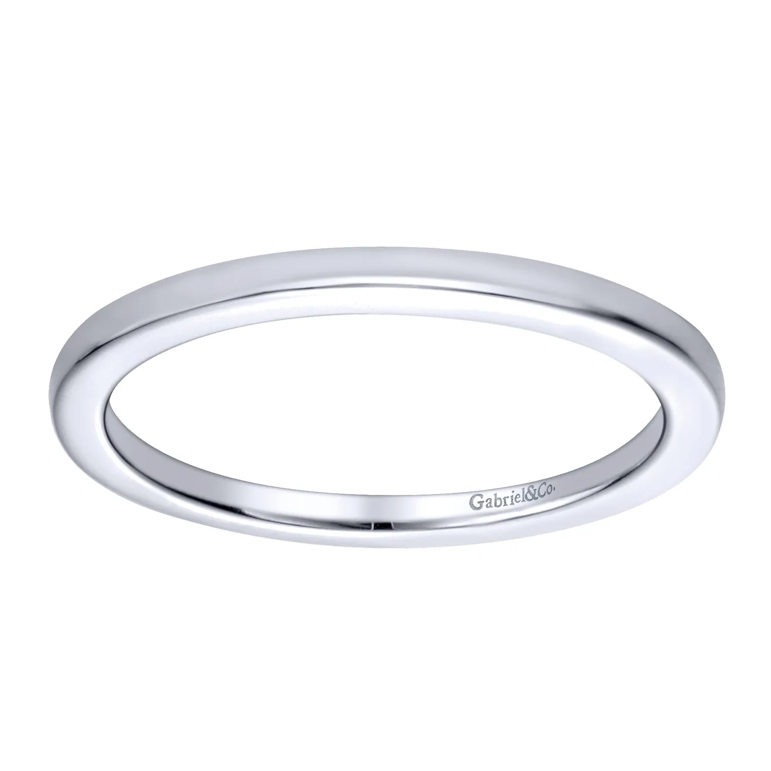 Matching Wedding Band in 14K White Gold, photograph 5