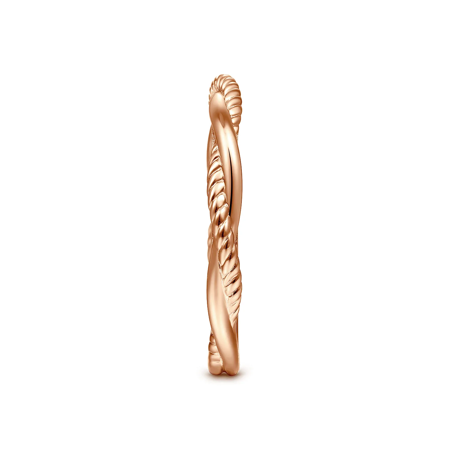 Matching Wedding Band in 14K Rose Gold, photograph 5