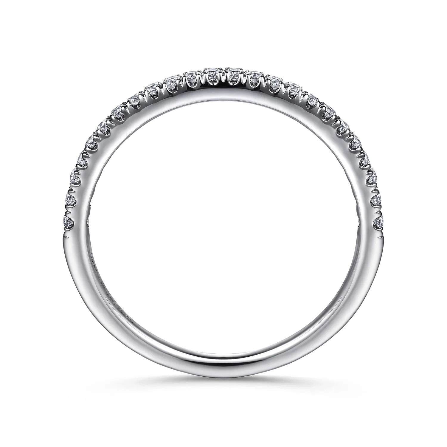 Matching Wedding Band in 14K White Gold, photograph 2