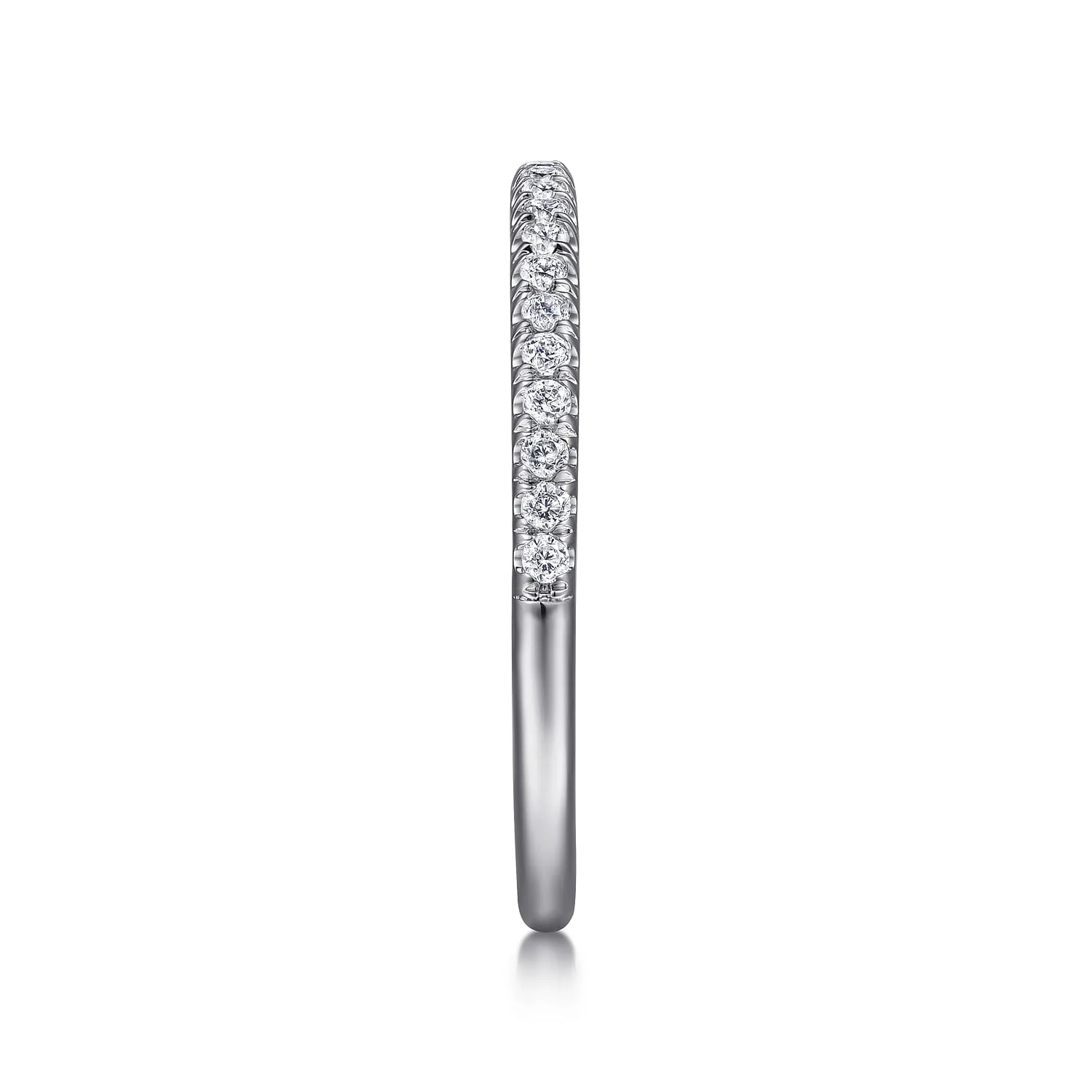 Matching Wedding Band in 14K White Gold, photograph 5